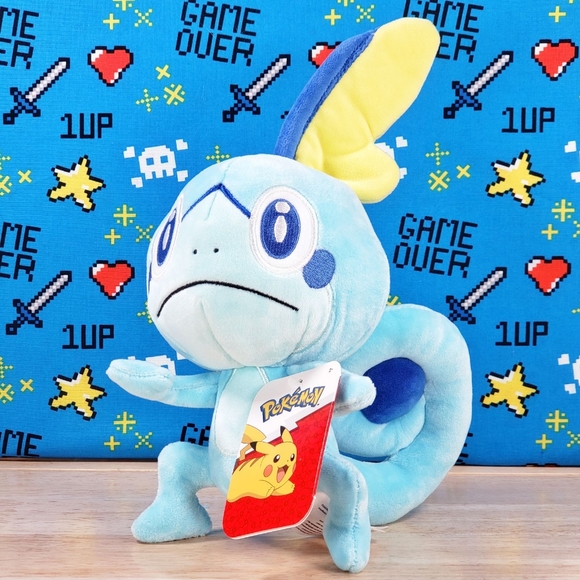 Pokemon SOBBLE 8" Plush 2021 UltraSoft Collectible 100% Genuine Jazwares - Picture 1 of 11